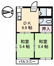 コーポ渡辺の間取り画像