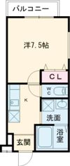 フジパレス尼崎城西の間取り画像