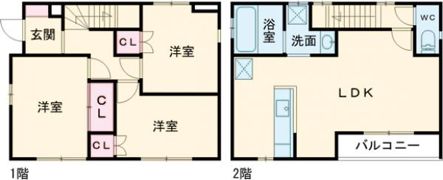 ディアコート 4号館の間取り画像