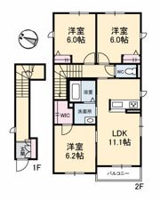 シャーメゾン善通寺町 C棟の間取り画像