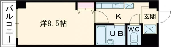 クローバーハイツⅢの間取り画像