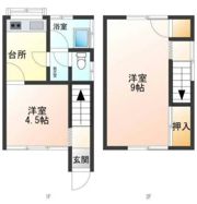 栗山ハイツの間取り画像