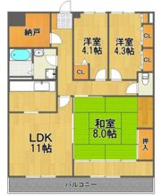 ペガソス熊谷の間取り画像
