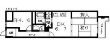 メルディアキューブ桜井の間取り画像