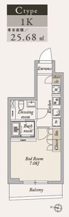 La Douceur大島の間取り画像