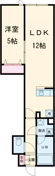 ラフォルテ福生の間取り画像