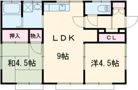河辺住宅の間取り画像