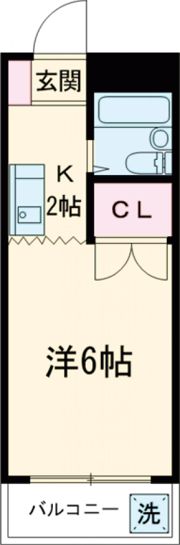 サンアレイKの間取り画像