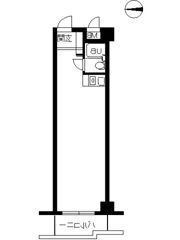 スカイコート市ヶ谷の間取り画像