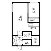 メルヴェーユ麻生の間取り画像