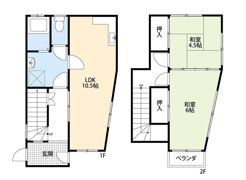 竜田町1丁目戸建の間取り画像