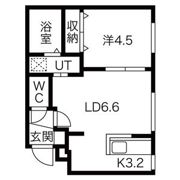 Ferio北大前(フェリオ北大前)の間取り画像