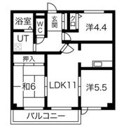日映マンションIII(ニチエイマンション スリー)の間取り画像