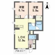 シャーメゾン プレミアスの間取り画像