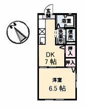 アブニール宮島口 B棟の間取り画像