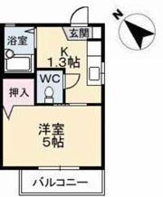 シャーメゾンサンフラワーの間取り画像