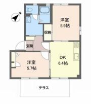 バリュージュ B棟の間取り画像