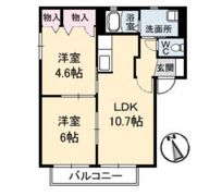 シャーメゾン沖洲 1番館の間取り画像