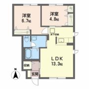 シャーメゾンK B棟の間取り画像