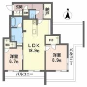 ベレオ南佐古 BELS認証の間取り画像
