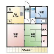 コーポ北門の間取り画像