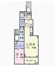 フローラル グレイスの間取り画像