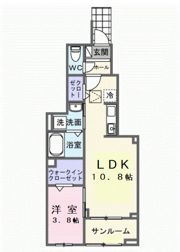 フローラル グレイスの間取り画像