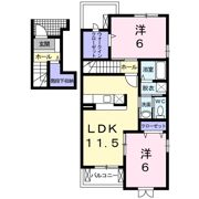 ベルメゾンの間取り画像