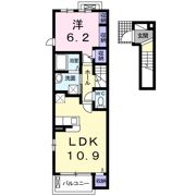 ビサイド ミツの間取り画像