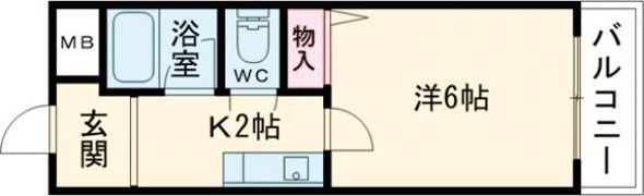 サンシャイン曙の間取り画像