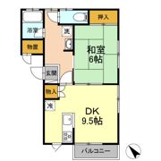 クレメンティア Bの間取り画像