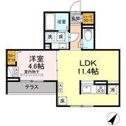 ジェルベーラ淵野辺の間取り画像