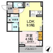 ジェルベーラ淵野辺の間取り画像