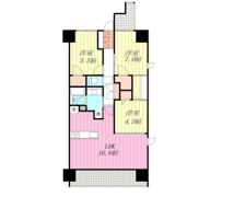 レーベン御宝町アルビオ・タワーの間取り画像