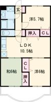 liberte Ⅰの間取り画像