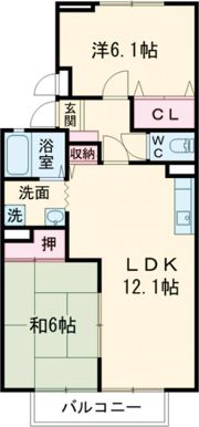 グリーンベルの間取り画像