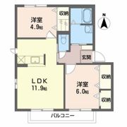 ラ・ヴィラージュ Cの間取り画像