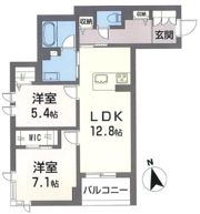 シャーメゾンヴィーブル八王子の間取り画像