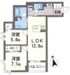 シャーメゾンヴィーブル八王子の間取り画像