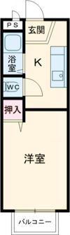サマックス山之上の間取り画像