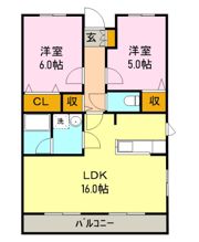 サンボナールの間取り画像
