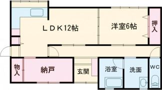すずらん台東3番町貸家の間取り画像