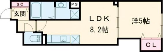 クリエオーレ豊島南の間取り画像