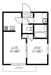 クレストパレス三郷の間取り画像