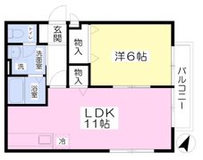 ディアハイム古三津の間取り画像