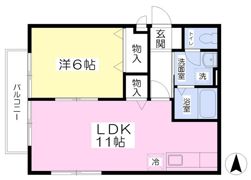 ディアハイム古三津の間取り画像