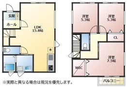 space of peace八戸の間取り画像