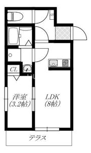 クレストパレス三郷の間取り画像