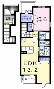 サラスヴァーティーY棟の間取り画像