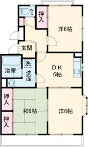 シベール二番館の間取り画像